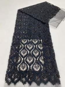 Cordón peludo + cuentas + bordado de lentejuelas, vestido sencillo, ropa infantil, zapatos, bolsos, sombreros, tela <span class=keywords><strong>con</strong></span> bordado de cuentas - Product Image 6