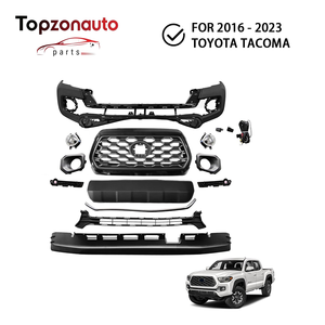 Topzonauto <span class=keywords><strong>Nouveau</strong></span> Kit de Cache de Pare-chocs Avant avec Grilles Inférieures et Feux Anti-brouillard pour 2016-2023, en Plastique à Fixation par Vis, Garantie 1 An - Product Image 1
