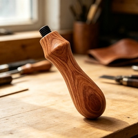 Pengganti Gagang Kayu Solid Alami, Gagang Kayu Pengganti untuk Stempel Segel Lilin