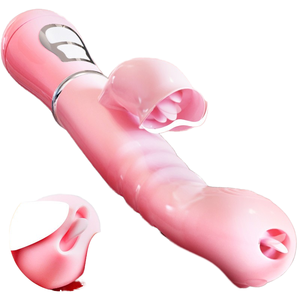 <span class=keywords><strong>Mu</strong></span> Huan Mi <span class=keywords><strong>Qing</strong></span> Jouet sexuel adulte Appareil de masturbation féminine Vibrateur Av monobloc à fréquence variable pour lécher la langue - Product Image 1