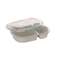 Machine à plateau de bagasse de canne à sucre moulée en pâte compostable de l'usine Nanya