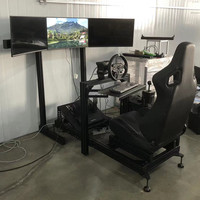 Profil en aluminium d'extrusion robuste anodisé noir Fente 40120 T pour simulateur de course professionnel et confortable de haut niveau
