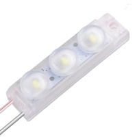 Module LED Mini Sunlite DC12V 0.72W SMD2825 avec lentille 160°, 3 LED, 90-100 Lumens pour lettres peu profondes et éclairage publicitaire IP65