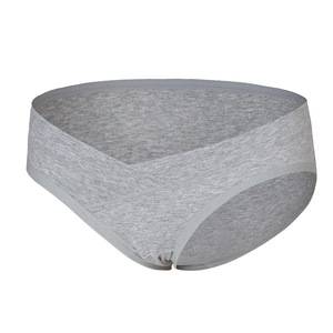 Biancheria intima di maternità prenatale cotone traspirante di bassa qualità <span class=keywords><strong>pantaloncini</strong></span> estivi gravidanza grandi dimensioni cotone a vita bassa biancheria intima donna - Product Image 6