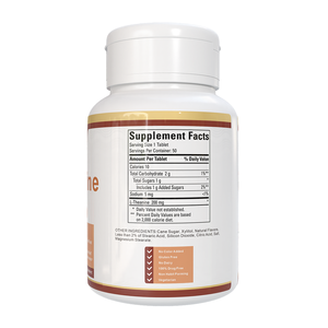 Tabletas Masticables de L-Teanina con Vitamina L OEM, Suplementos Cerebrales de L-Teanina para la Memoria y la Concentración - Product Image 5