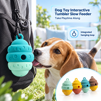 Jouet brosse à dents pour chien avec ventouse - Jouet à mâcher en caoutchouc qui aide à la dentition et au nettoyage des dents des chiens - À utiliser avec du dentifrice pour chien