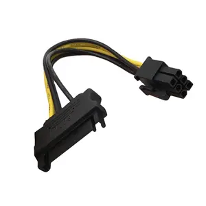 Graphics Card Power Cord Serial Power To 6-pin Desktop Computer Discrete Graphics Power Supply Wire Conversion Wire Harness