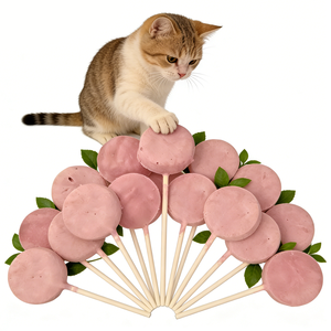 OEM Vente en gros Emballage personnalisé Aliments pour animaux de compagnie Collations saines Collation pour animaux de compagnie Sucette pour <span class=keywords><strong>chat</strong></span> Sucette lyophilisée Friandise pour <span class=keywords><strong>chat</strong></span> - Product Image 1