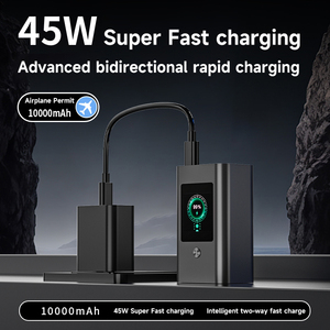 Mới nhất xách tay 10000mAh pd45w nhôm hợp kim ngân hàng điện tốt nhất máy tính xách tay & điện thoại di động sạc trạm - Product Image 6