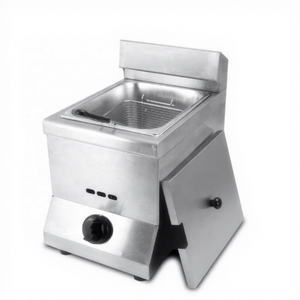 <span class=keywords><strong>Friteuse</strong></span> à <span class=keywords><strong>gaz</strong></span> commerciale un réservoir <span class=keywords><strong>8L</strong></span> en acier inoxydable 1600W + GPL/GNL - Product Image 6