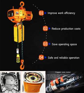Meilleures ventes de palan à chaîne électrique de 3 tonnes avec chariot électrique - Product Image 4