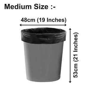 Rouleau de sacs poubelles noirs robustes à cordon, sacs poubelles en plastique, sacs poubelles recyclés en gros - Product Image 3