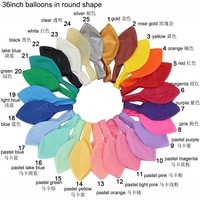 Youlun 36 pouces boule ronde en forme personnaliser personnaliser grand grand jouet géant cadeau ballon en latex pour toutes les fêtes