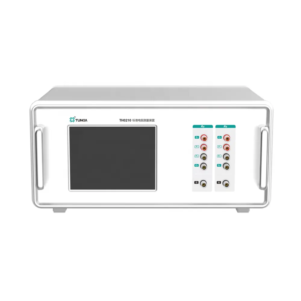 TUNKIA TH0210 akurasi presisi tinggi 0.5 ppm meteran resistensi untuk pengukuran Resistor standar