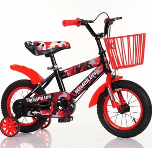 Fabbrica 14 pollici <span class=keywords><strong>bici</strong></span> a velocità singola per bambini <span class=keywords><strong>da</strong></span> ragazza bicicletta con ruote <span class=keywords><strong>da</strong></span> allenamento in acciaio alluminio forcella ordinaria pedale V freno Venti - Product Image 1