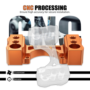 Kit de Abrazadera Elevadora para Manillar con Amortiguador de Dirección NICECNC de 1 Pulgada para <span class=keywords><strong>KTM</strong></span> 790 <span class=keywords><strong>890</strong></span> <span class=keywords><strong>Adventure</strong></span> 2019 2020 2021 2022 <span class=keywords><strong>2023</strong></span> 2024 - Product Image 3