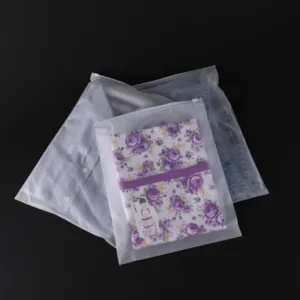 Diskon besar kemasan OEM Asia Tenggara tas ritsleting plastik kemasan pakaian kustom Ziplock