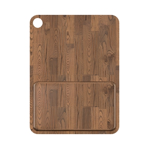 Tabla de Cortar de Madera de Teca Ecológica y Natural con Bandeja, Segura para Alimentos, Sin Pintura ni Barniz, Halal, Personalizable para Cocina - Product Image 1