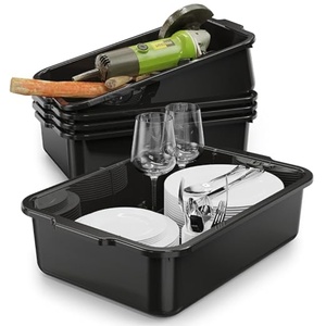 Nhựa thương mại bồn tắm tiện ích Tote bin xe buýt hộp lưu trữ nhà bếp container nhà bếp tổ chức - Product Image 2