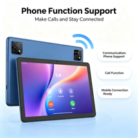 Tablet Android 10.1 Inci Casing Metal Laris Manis, Ringan, Octa Core, 24+128GB, Daya Tahan Baterai Lama, Kamera Ganda, GPS
