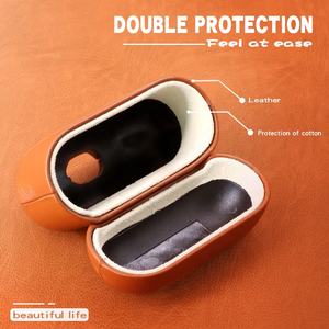 Funda protectora para <span class=keywords><strong>airpods</strong></span> 3, primera capa, <span class=keywords><strong>de</strong></span> cuero vacuno, a prueba <span class=keywords><strong>de</strong></span> golpes, Original, venta al por mayor - Product Image 5