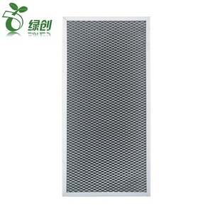 Tùy chỉnh reticulated mở di động tiểu Bộ lọc không khí bọt polyurethane miếng bọt biển bụi cao công suất khung nhôm có thể giặt Bảng điều chỉnh - Product Image 2