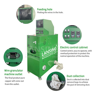 Lansing tự động dây đồng granulator máy mini Cáp granulator máy điện cáp đồng granulator - Product Image 4