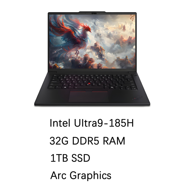 New Lenovo ThinkPad P14s Intel Ultra9-185H 32G DDR5 Memory 1TB SSD 14.5" 3K 120Hz Custom Arc Graphics Office Laptop Workstation