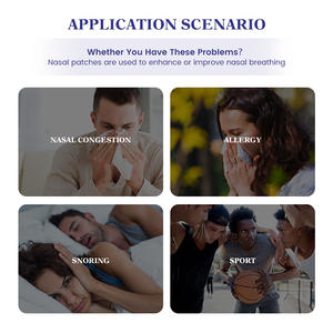 Strisce nasali sportive con respiro personalizzato Extra forza per dilatatore nasale patch per bocca del corpo - Product Image 4