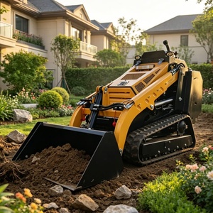 <span class=keywords><strong>Mini</strong></span>-chargeuse compacte à moteur diesel en promotion usine, chargeuse compacte tout-terrain pour jardin, petite chargeuse compacte - Product Image 3