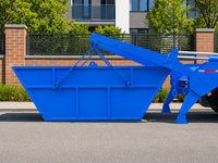 Camion benne basculante 4x2 pour déchets, camion à ordures avec conteneur de 15m³ à vendre, véhicule de collecte des déchets à bras oscillant pour les déchets urbains