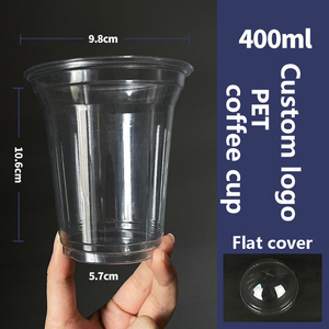 Wholesale Thickened 98 Caliber PET Disposable <b>Cups</b> with Lids Cold <b>Drink</b> Coffee <b>Cups</b> for Latte Milk Tea Commercial Use - Product Image 6