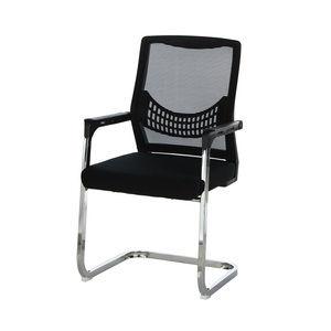 Sedia da ufficio ergonomica di alta qualità 2026 con design a fiocco, gambe in metallo, schienale in rete e braccioli in plastica - Product Image 2