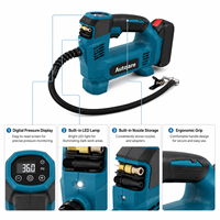 20V Cordless Tire Inflator 150PSI Digital Air Compressor Portable Electric Pump with LED Light for Car Bike Ball OEM