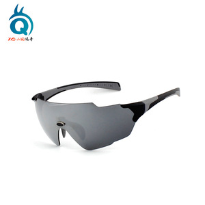 Xq-Hq Lunettes de soleil polarisées pour cyclisme, protection anti-uv, pour hommes et femmes, pour sports de plein air, équitation à vélo, design sans cadre - Product Image 4