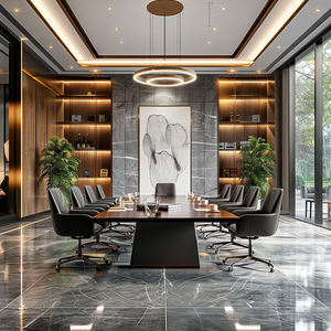 Meubles de bureau de style moderne, table de conférence longue, table de réunion de direction, meubles de salle de conférence, table de réunion - Product Image 4