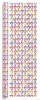 Papier d'emballage artistique recyclable coloré à motifs étoiles et cœurs 80 g/m² avec sacs cadeaux assortis et étiquettes suspendues pour anniversaire d'enfants
