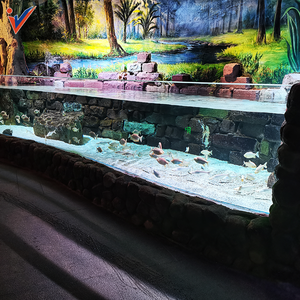 Proveedor <span class=keywords><strong>de</strong></span> acuario Leyu <span class=keywords><strong>Centro</strong></span> desbordante Dos capas Acrílico transparente Acuario <span class=keywords><strong>Peceras</strong></span> Limpiador Bajo Usb Ledight - Product Image 5