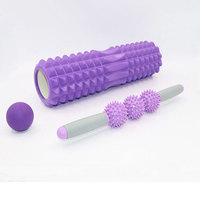 Nouvel arrivage Suling : Kit de massage musculaire pour la gym, rouleau de massage en mousse EVA pour le yoga, bâton de massage, ensemble de fitness pour le massage musculaire