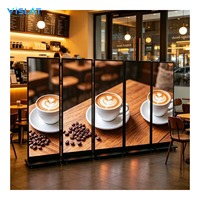 Afficheur LED couleur numérique HD P2.5 pliable VISLAT de haute qualité pour intérieur/extérieur, pour la publicité dans les ascenseurs