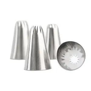 DIY Baking flower 304 Stainless steel cake piping nozzles Seamless welding tips nozzle