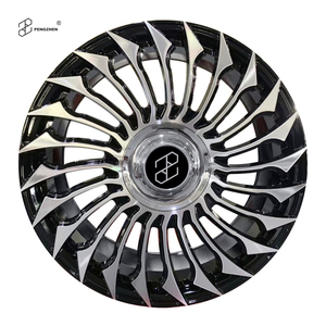 Pengzhen caliente brillo negro con cara de la máquina 5x120 20 21 22 pulgadas ruedas forjadas llantas para <span class=keywords><strong>land</strong></span> <span class=keywords><strong>rover</strong></span> Range <span class=keywords><strong>Rover</strong></span> - Product Image 1