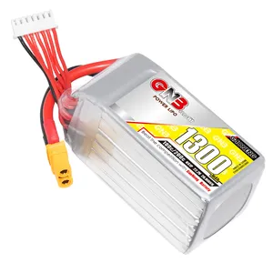 가오넨 GNB 1300MAH 22.2V 6S 100C XT60 드론 FPV 하이 C 레이트 RC 리포 배터리 팩