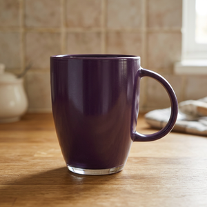 Gobelet en porcelaine bicolore moderne avec logo, grande capacité, compatible lave-vaisselle et micro-ondes, promotion de la marque BD - Product Image 4