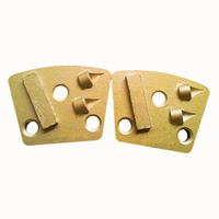 Blastrac Lock Plaquette de meulage diamantée 1 segment 2*1/4 PCD pour meuleuse de sols en béton, décapage d'époxy, OEM, Dureté moyenne