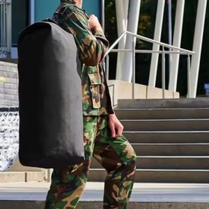Sac de voyage en toile de style militaire, ouverture par le haut, échantillon gratuit, pour hommes, randonnée, voyage, mission - Product Image 4