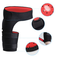 Attelle de hanche respirante pour hommes, manchon de compression pour le soulagement de la sciatique et des blessures à l'aine, pour les douleurs aux ischio-jambiers et aux cuisses, usage sportif