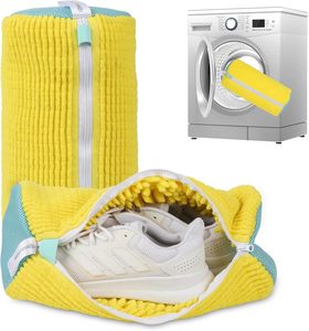 Sac de lavage de chaussures à fermeture éclair pour adultes et enfants, organisateur de voyage réutilisable pour le rangement dans le placard, idéal pour les baskets - Vente chaude - Product Image 1