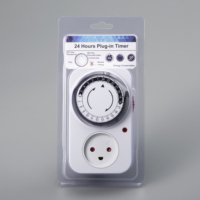 Proveedor Chino, Precio Económico, Interruptor Temporizador de 16A, Enchufe Eléctrico, 230V, Protección IP20, 48 Programas de Encendido/Apagado