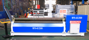 Durmapress 2025 última W11 <span class=keywords><strong>Serie</strong></span> 6*1500Mm 3 rodillo placa máquina de laminación con accionamiento mecánico - Product Image 4
